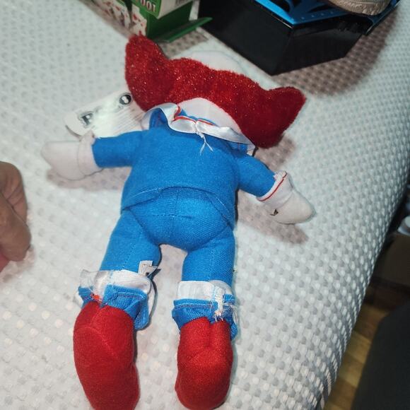 LARRY HARMANS NWT VINTAGE BOZO THE CLOWN STUFFED TOY - Picture 4 of 4